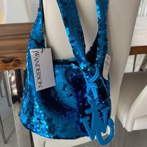 JW ANDERSON Mini Sequin Shopper Tote Bag